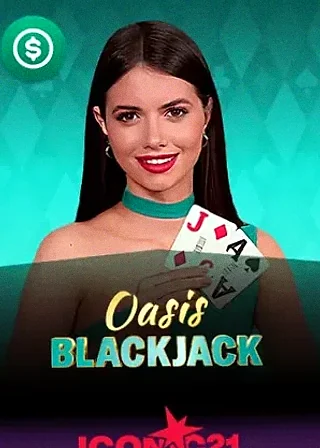 Oasis Blackjack live game cover