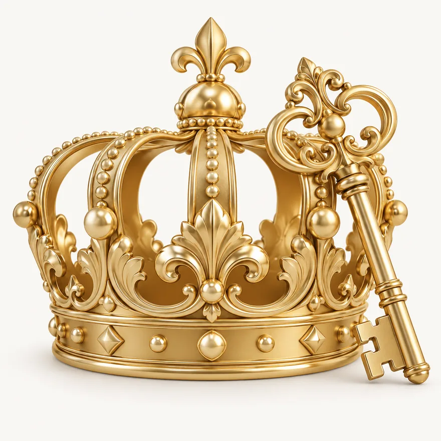 Royal crown and key — Neosurf