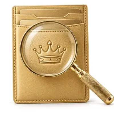 Wallet and magnifier — Neosurf