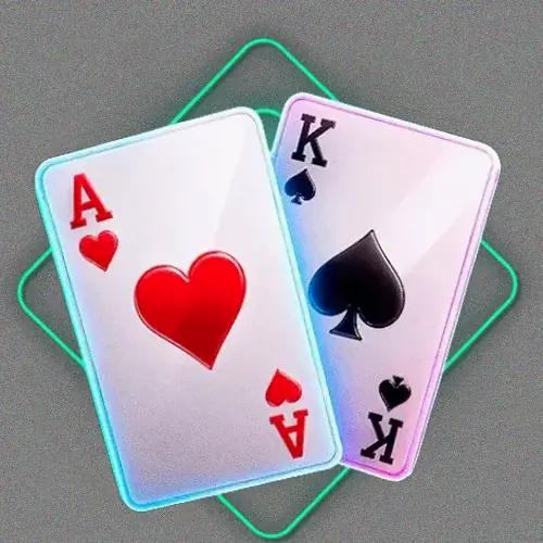 Ace and king playing cards