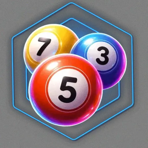 Numbered bingo balls