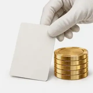 Hand dealing card — Neosurf