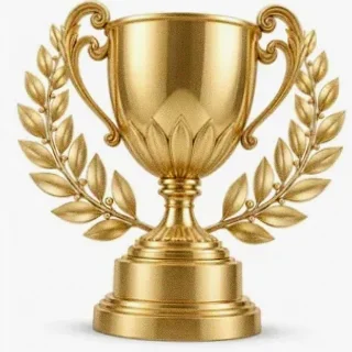 Gold trophy cup — Neosurf