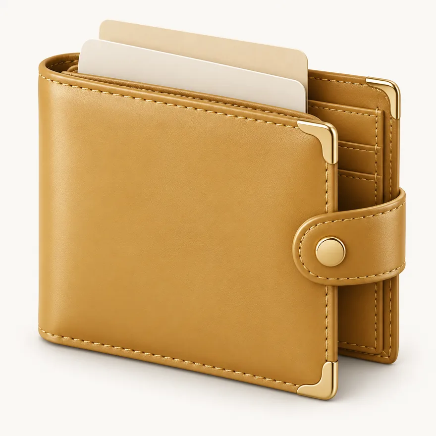 Leather wallet — Neosurf